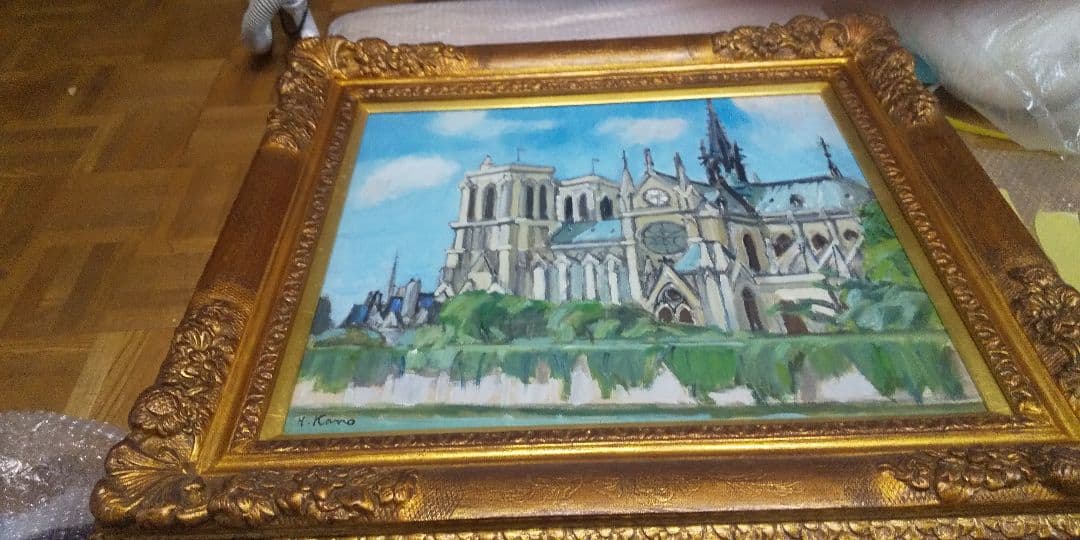 狩野寿一画伯作品(ノートルダム大聖堂)