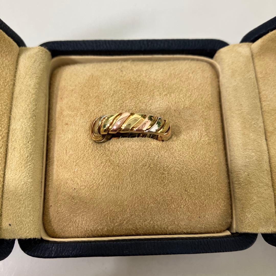 正規品 ブルガリ トゥボガス スリーカラーリング K18 750 4.5g