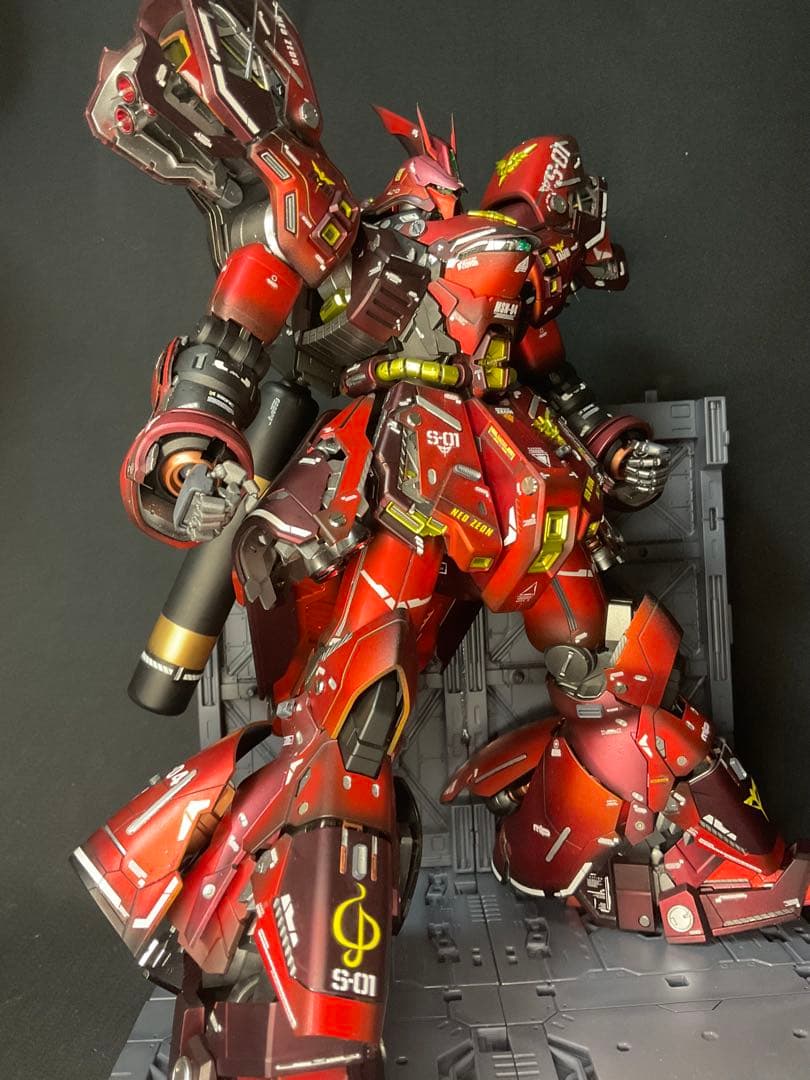 ラ・ターシュ 　MG サザビーVer.Ka 徹底監修　塗装　完成品