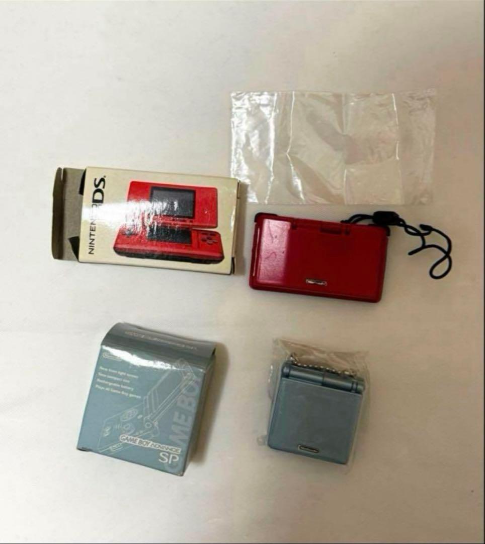 当時物　ニンテンドーDS ゲームボーイアドバンスSP ミニチュア　キーホルダー