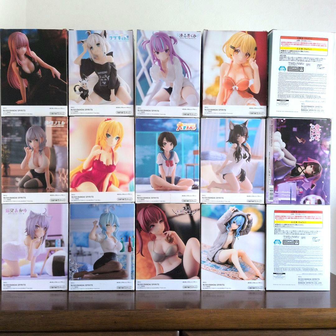 開封品 ホロライブリラックスタイム箱付 まとめ売り 湊あくあ 白上フブキすいせい