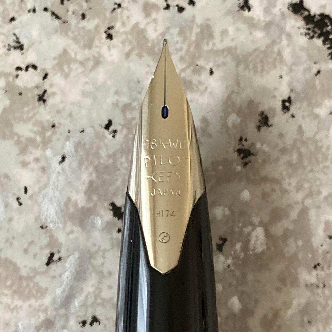 #100 オーバーホール済み 万年筆 PILOT パイロットSilver 18k