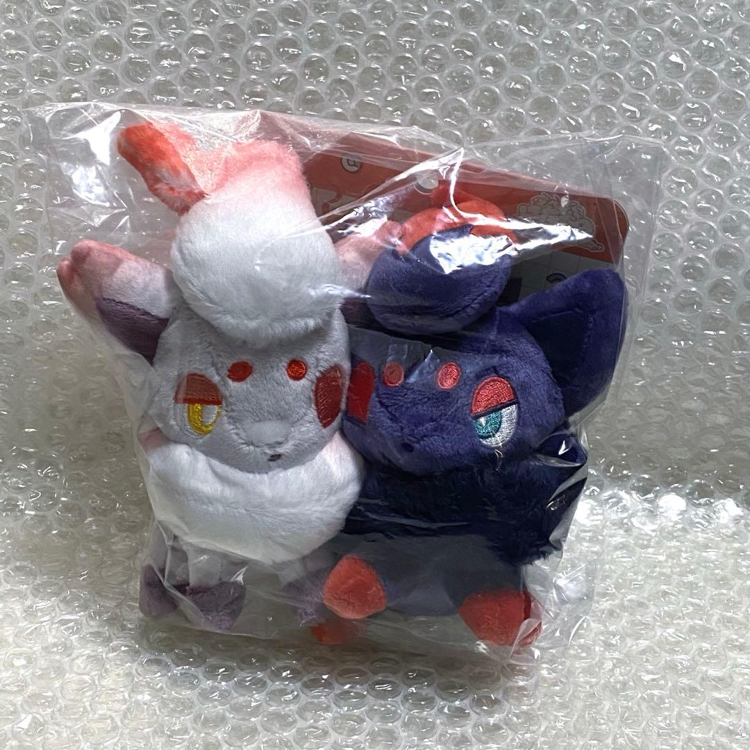 ポケモン 磁石でくっつくペアマスコット にたものどうし ゾロア＆ヒスイゾロア