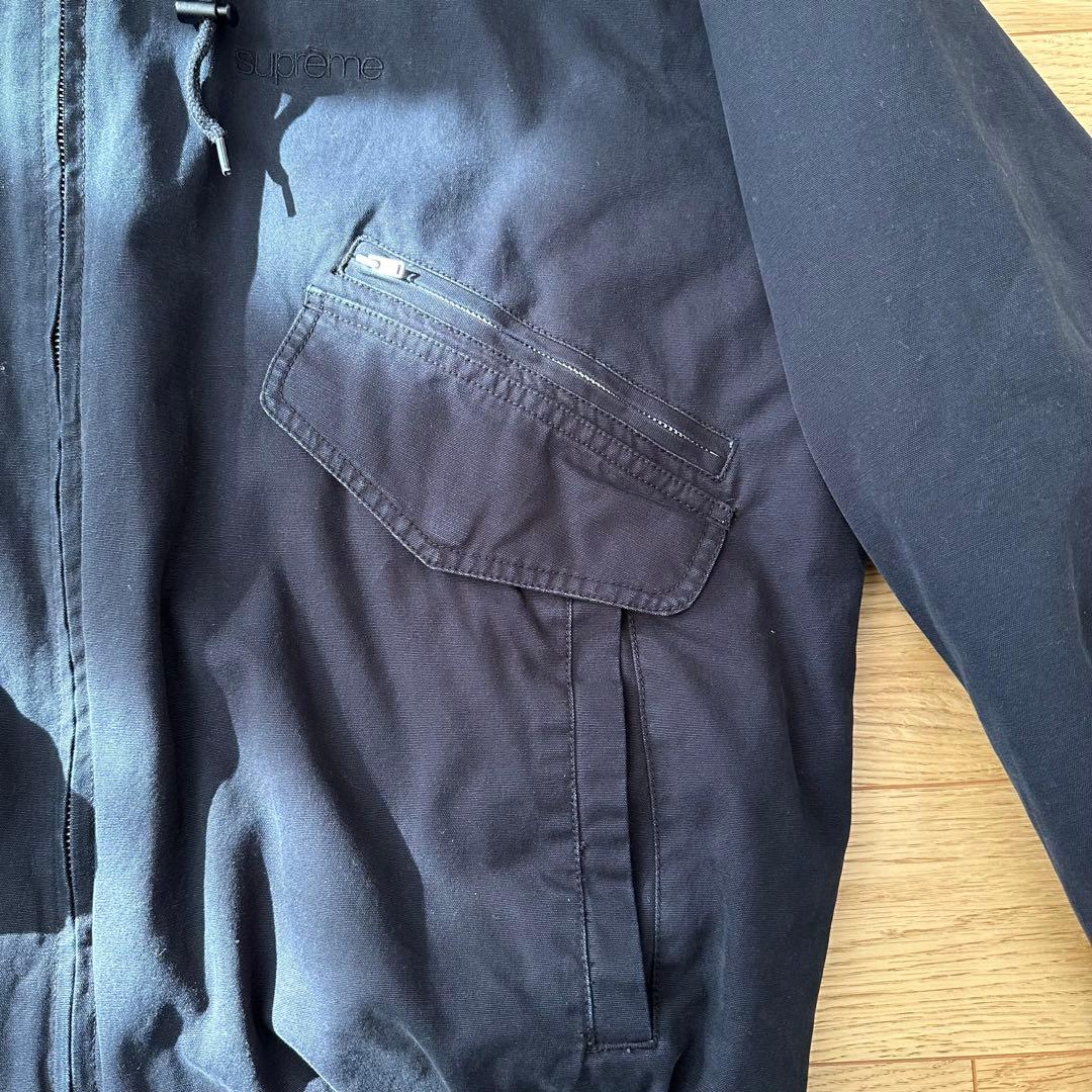 ジャケット・アウター Supreme leather collar utility jacket L