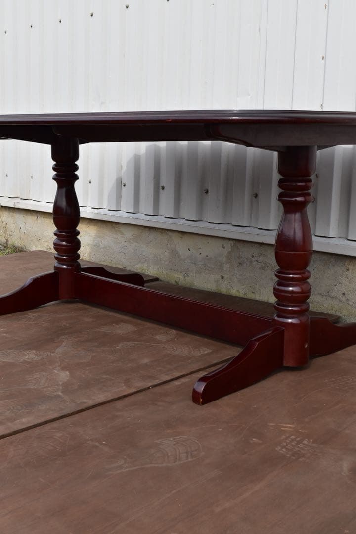 4人掛 カリモク オーバルテーブル