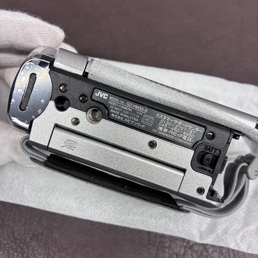 【未使用】JVC GZ-HM33-S ビデオカメラ シルバー