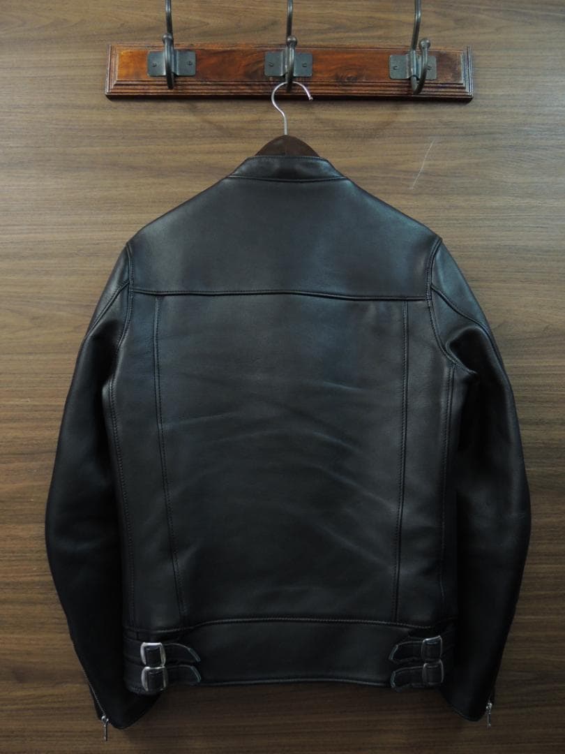 666 MANDARIN COLLAR シープスキン 羊革 シングル ライダース