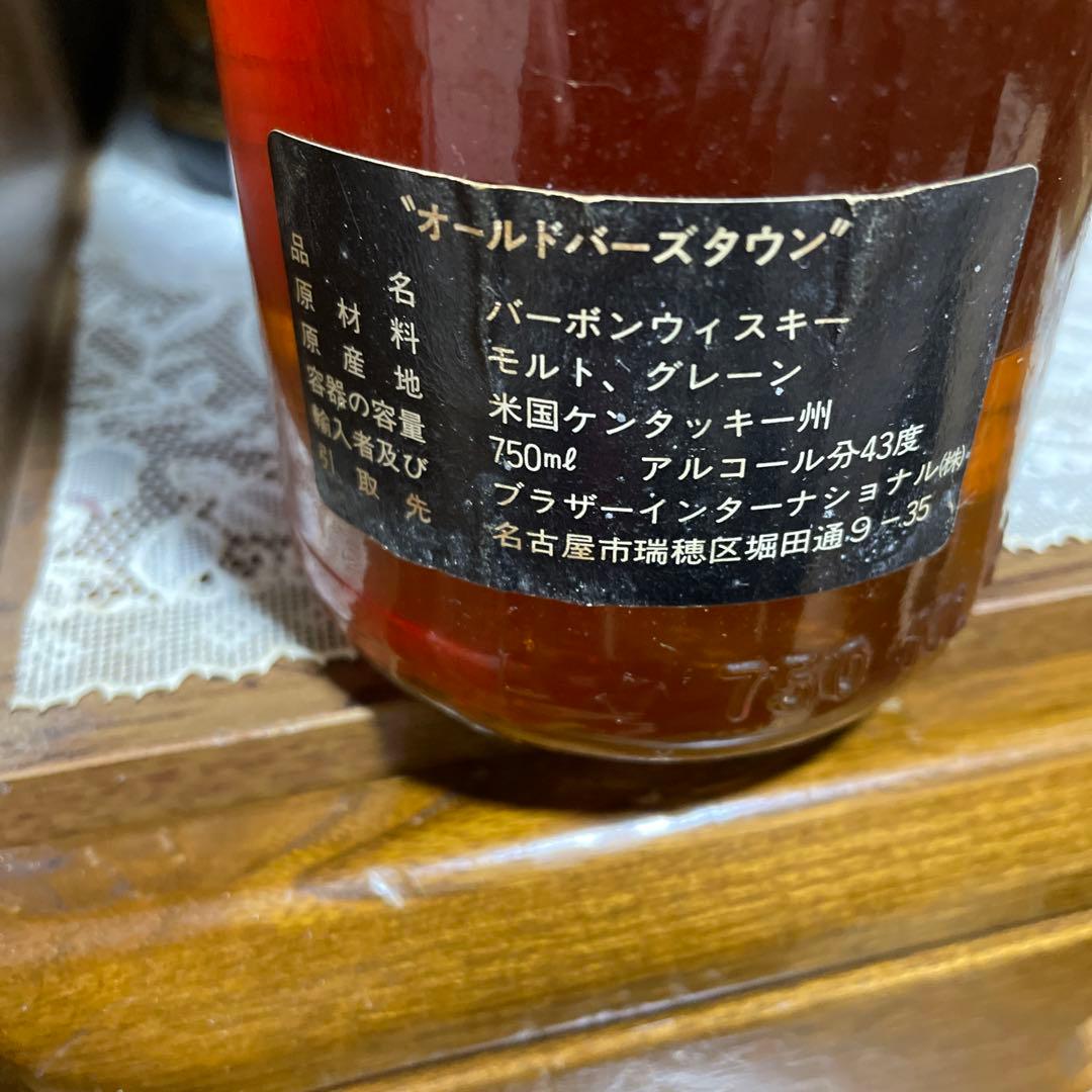 古酒　特級 オールド バーズタウン 6年　OLD BARDSTOWN
