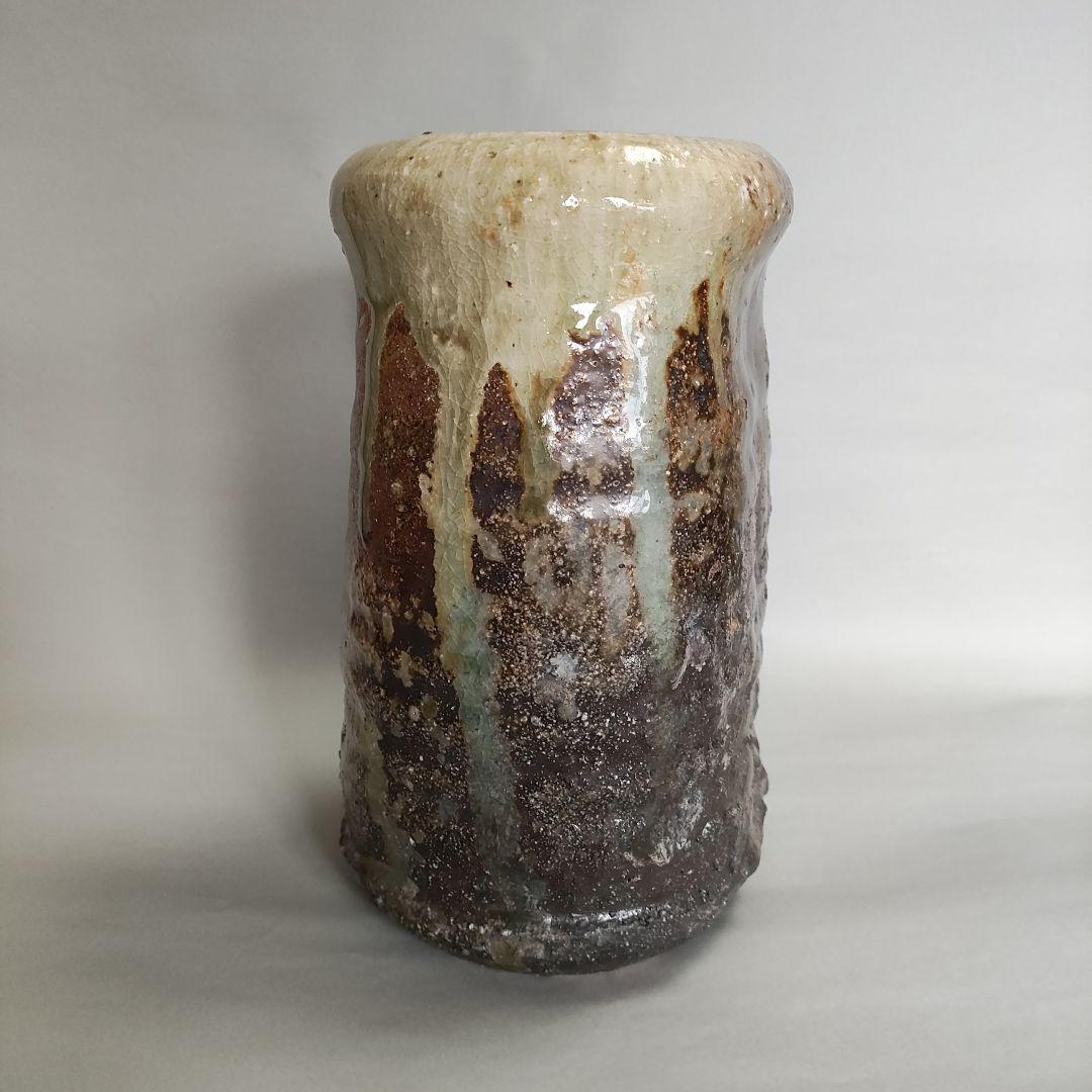 坂本俊人　伊賀旅枕花入　伊賀焼　信楽焼