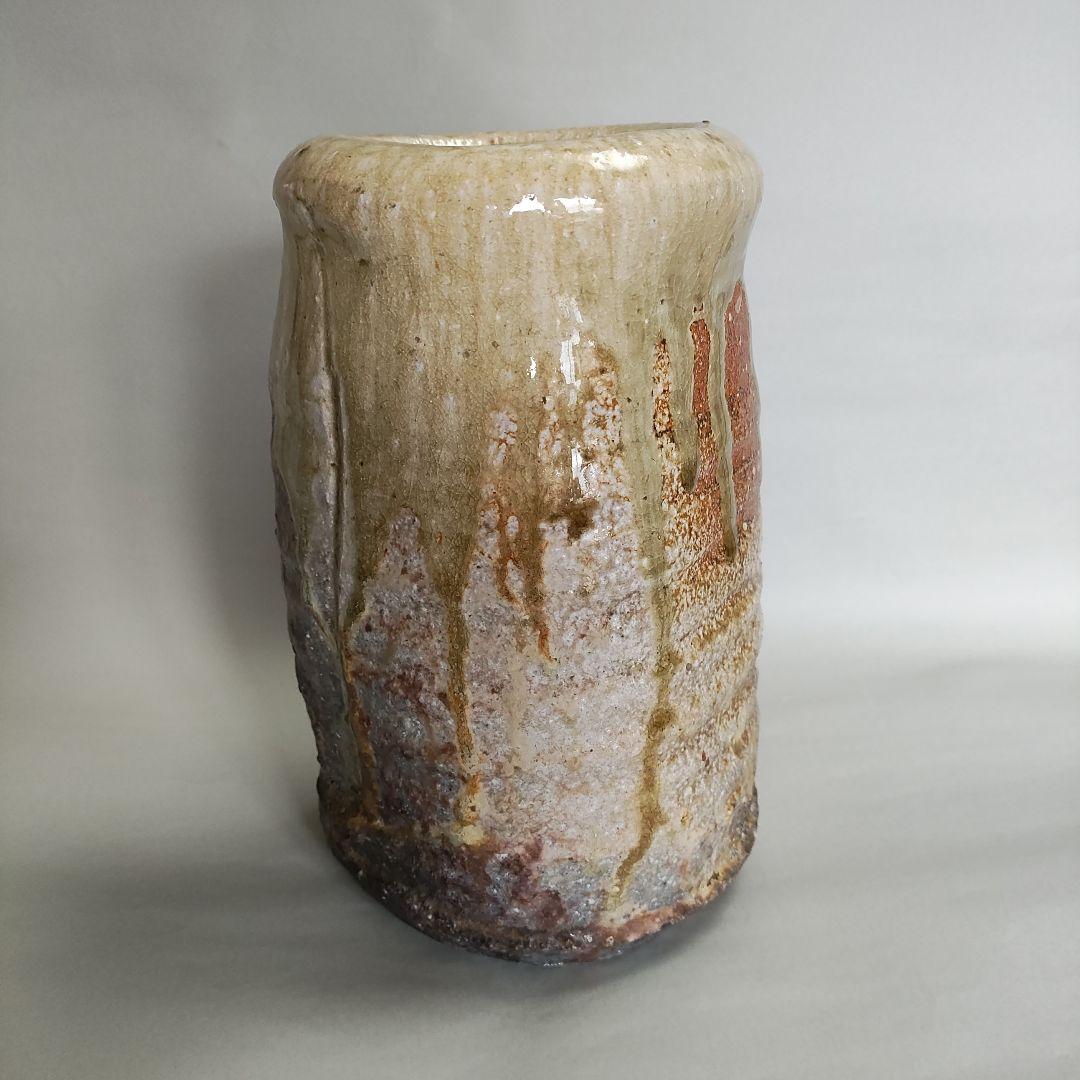 坂本俊人　伊賀旅枕花入　伊賀焼　信楽焼