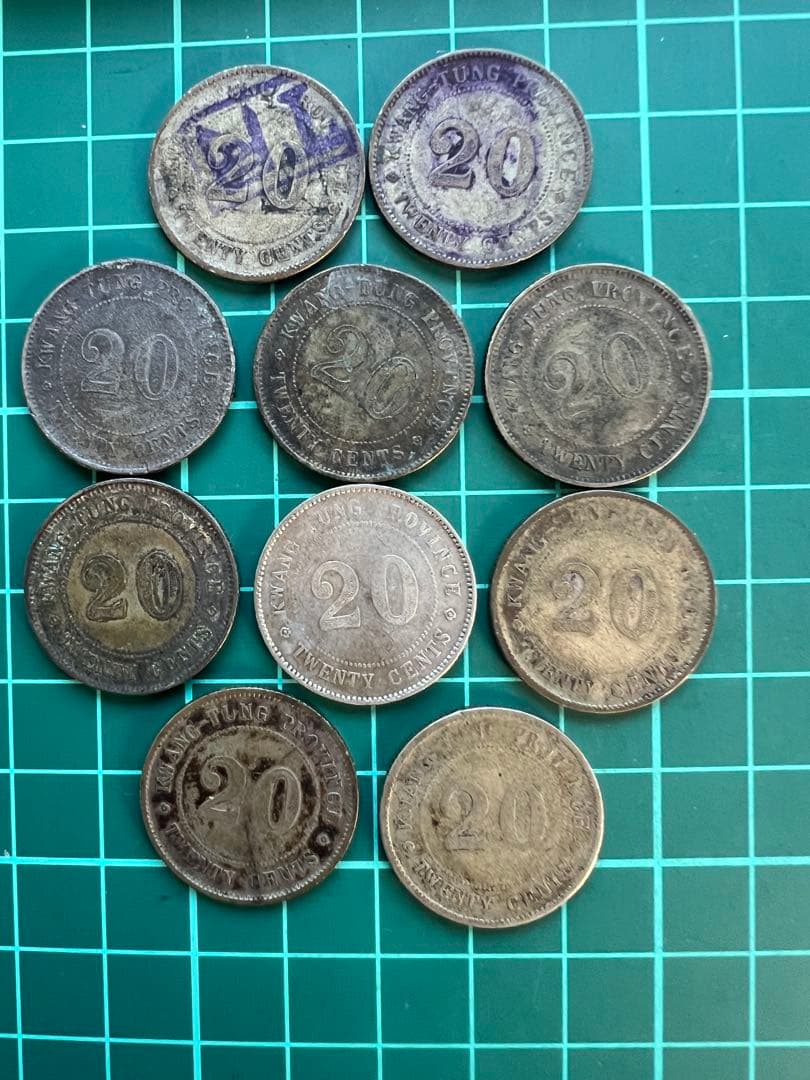 外国銀貨　中国銀幣　20C銀貨 10枚まとめロット