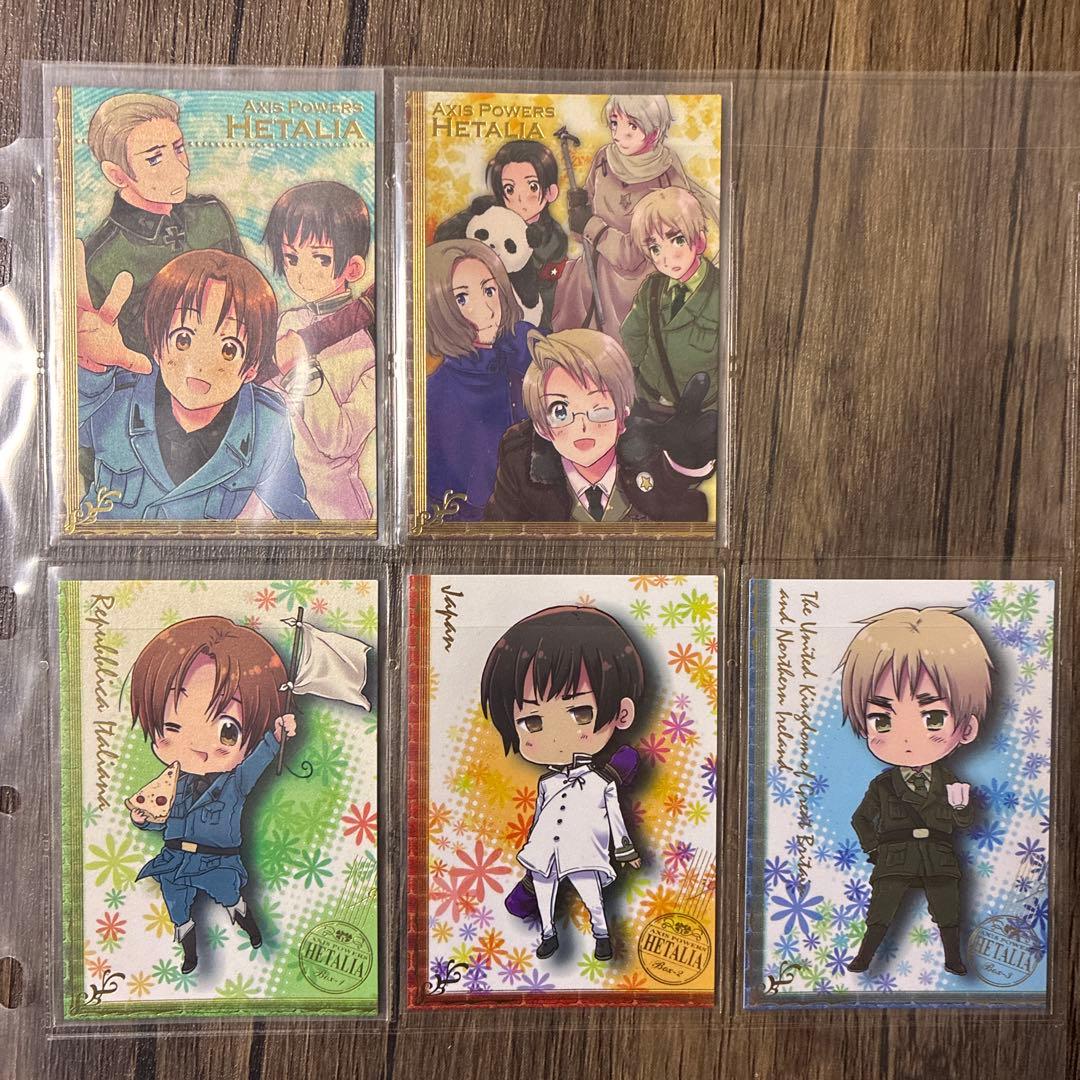 ヘタリア トレーディングカード トレカ 初版 バインダーセット