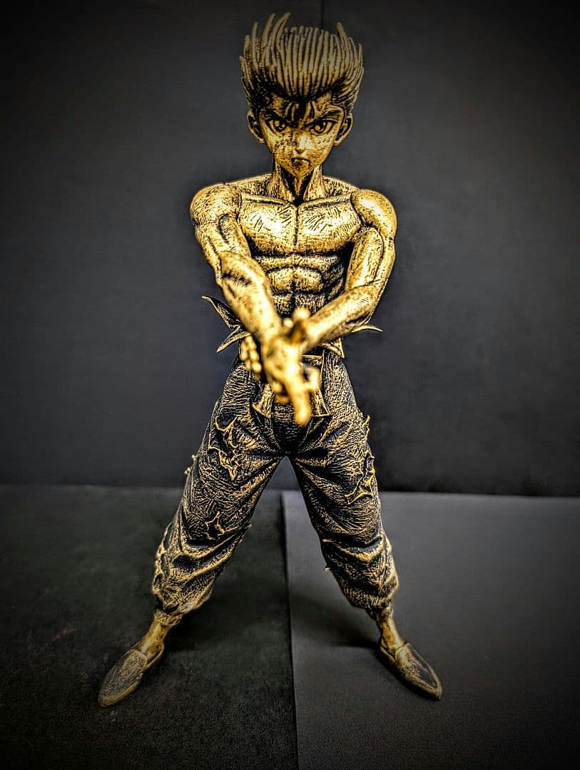 金運100%アップ！黄金リペイント 1番くじ　幽遊白書　戸愚呂弟&浦飯幽助セット