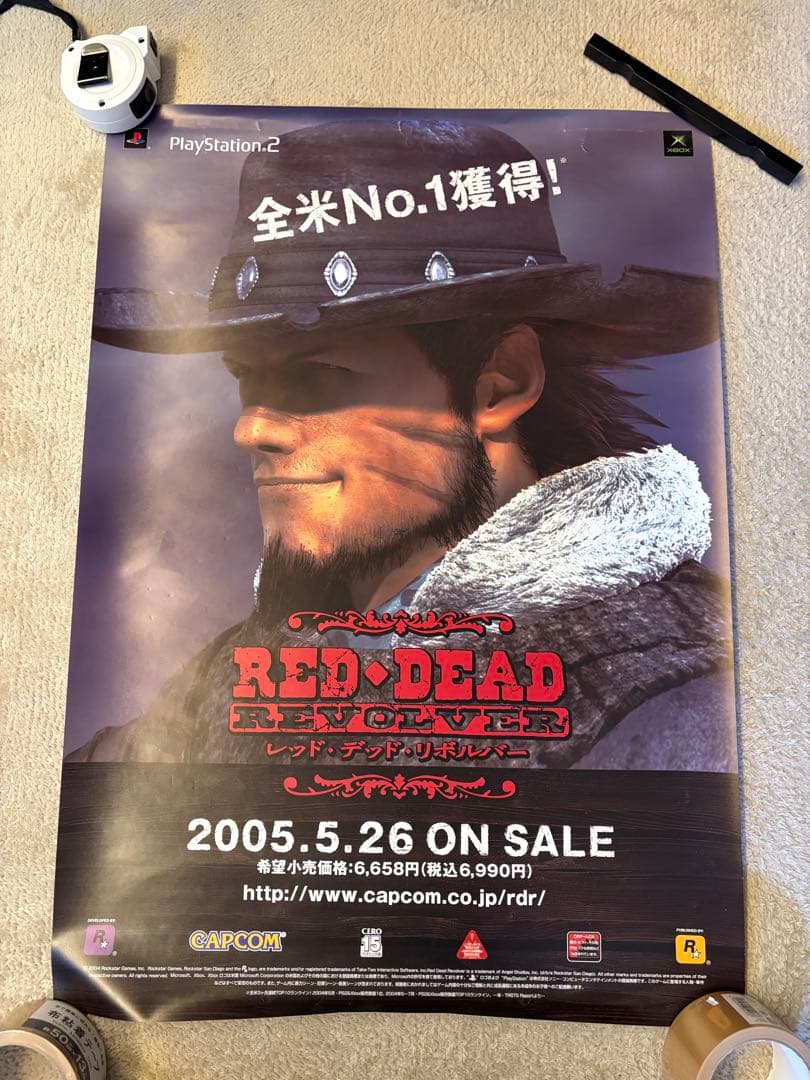 [非売品] レッドデッドリボルバー　ポスター　販促品　B2