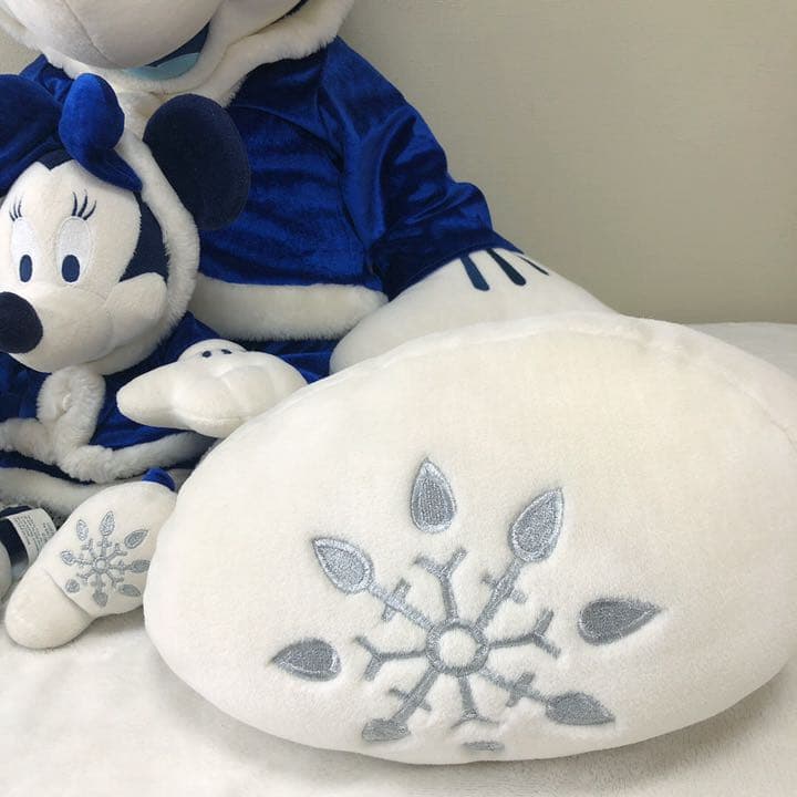 ディズニー　限定　ジャンボプラッシュ　ホワイトミッキー　特大ぬいぐるみ