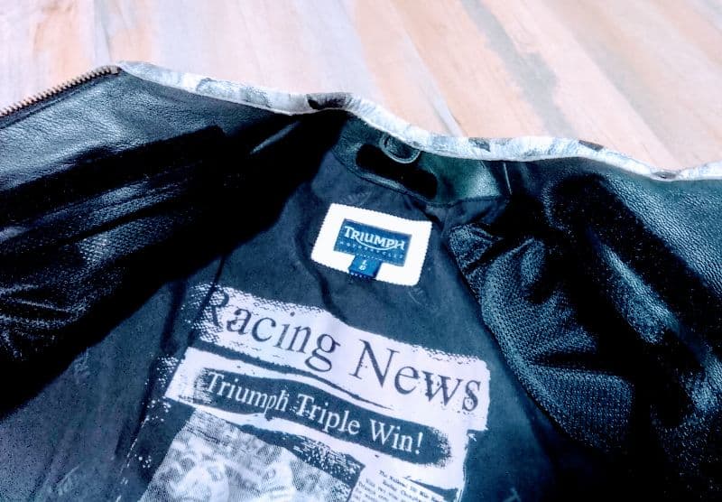 TRIUMPH 牛革 シングルライダースジャケット L//ライディング