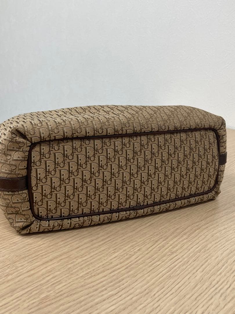 Christian Dior トロッター トートバッグ ブラウン キャンバス◇