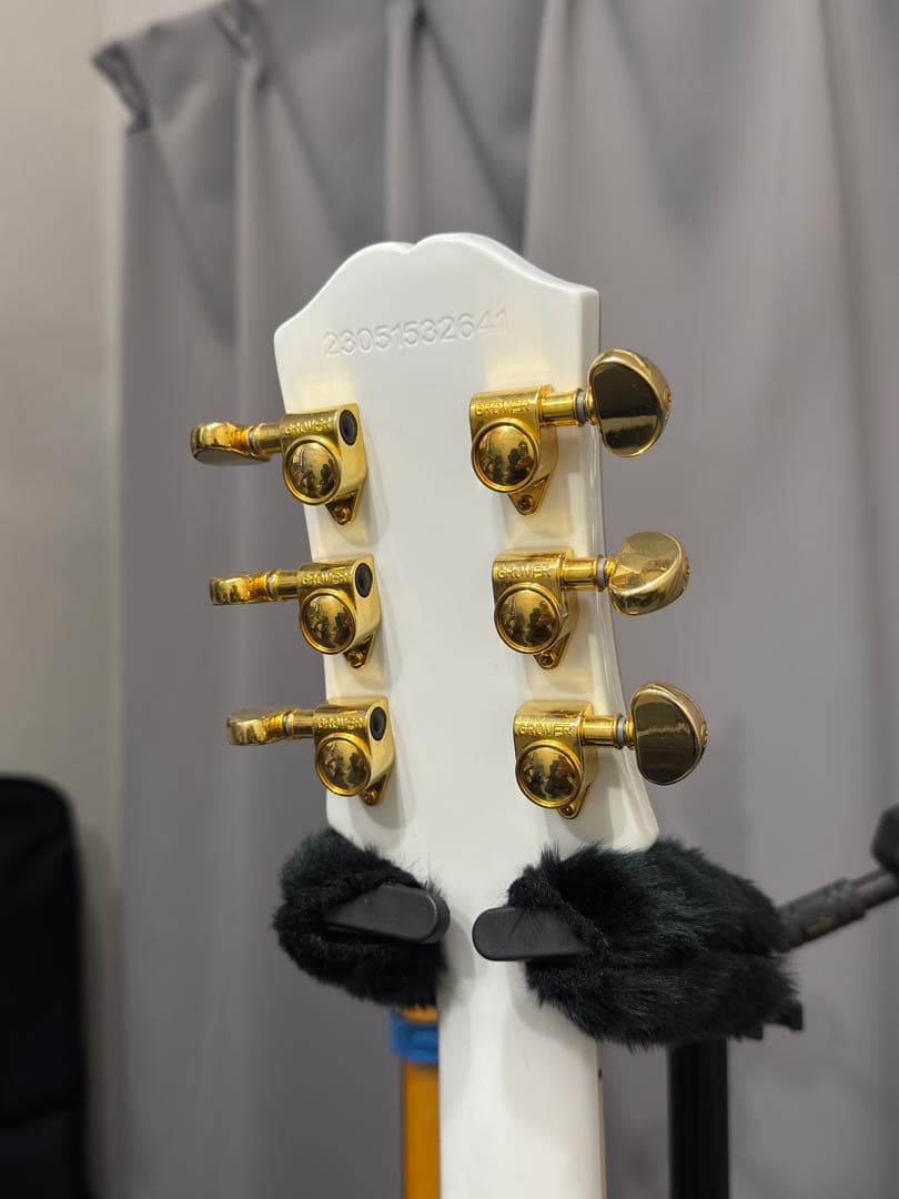 エピフォン レスポールカスタム アルパインホワイト ギブソンヘッド風