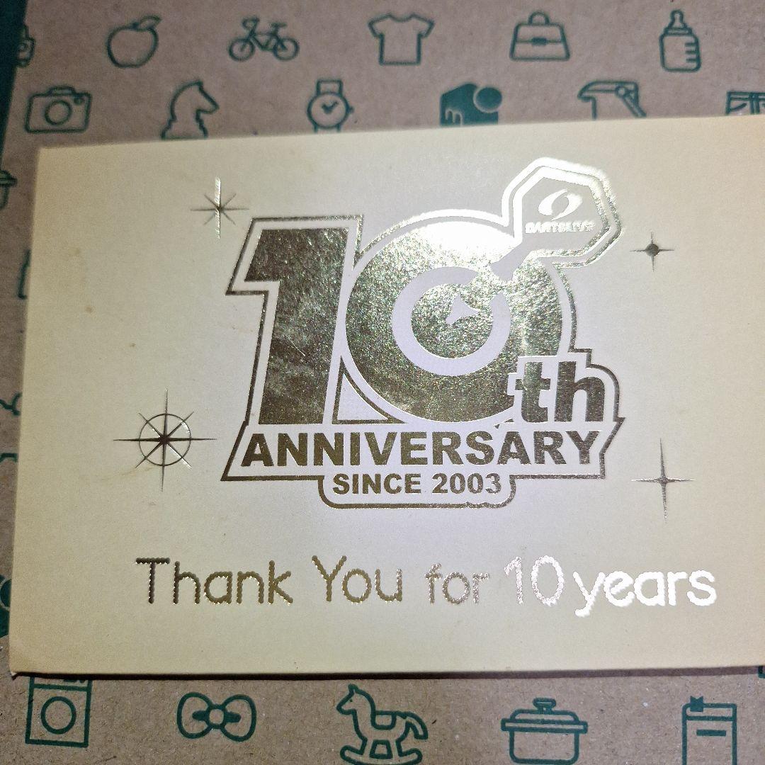 ダーツライブ 10th ANNIVERSARY 記念カード　ライブカード