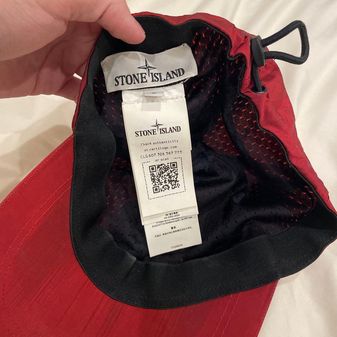 【汚れ考慮】STONE  ナイロンキャップ