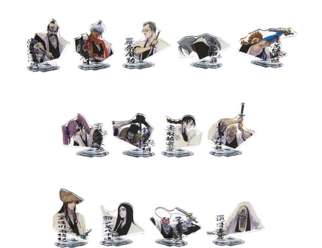BLEACH アクリルフィギュアコレクション　初代護廷十三隊　1BOX