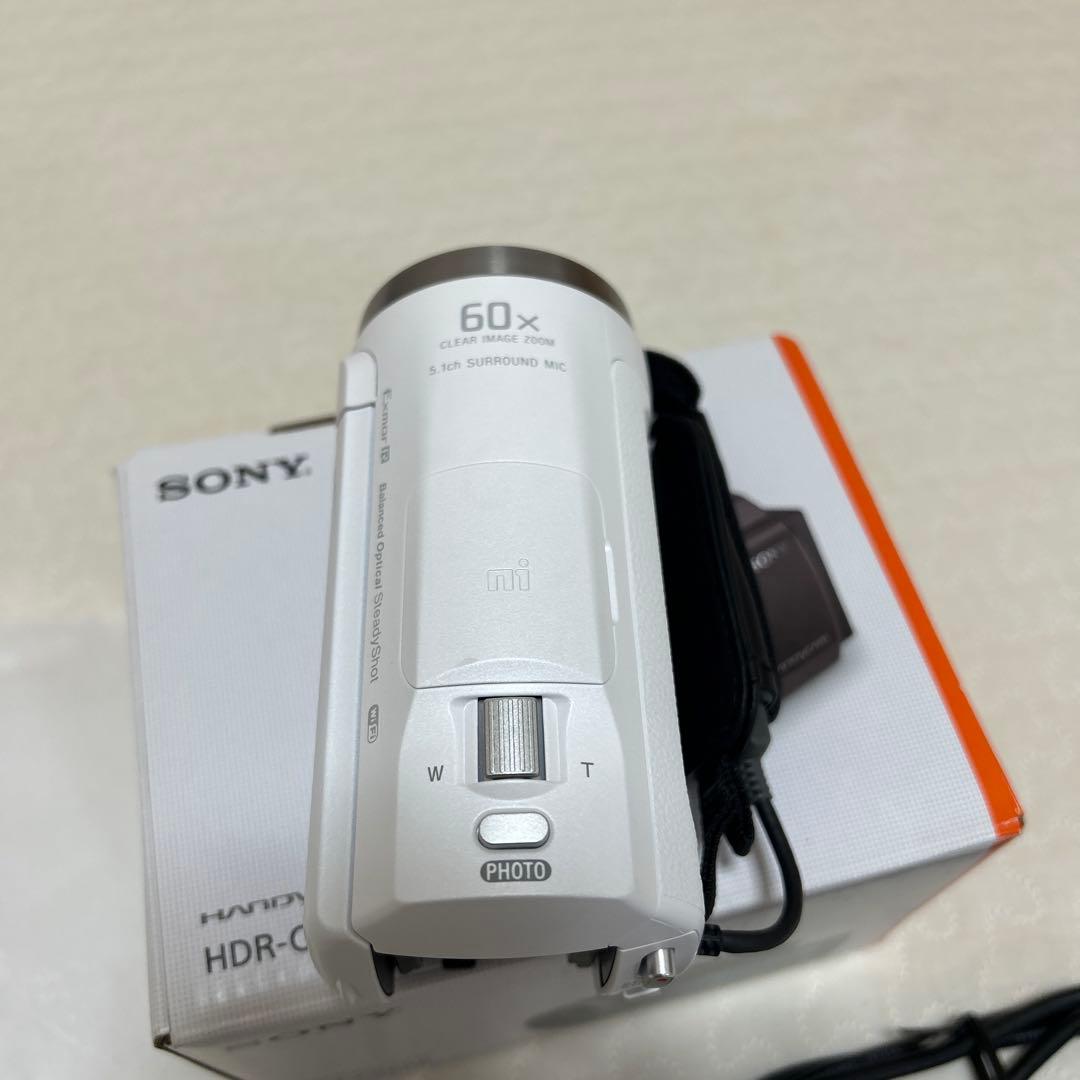 SONY ビデオカメラ HDR-CX680 ホワイト