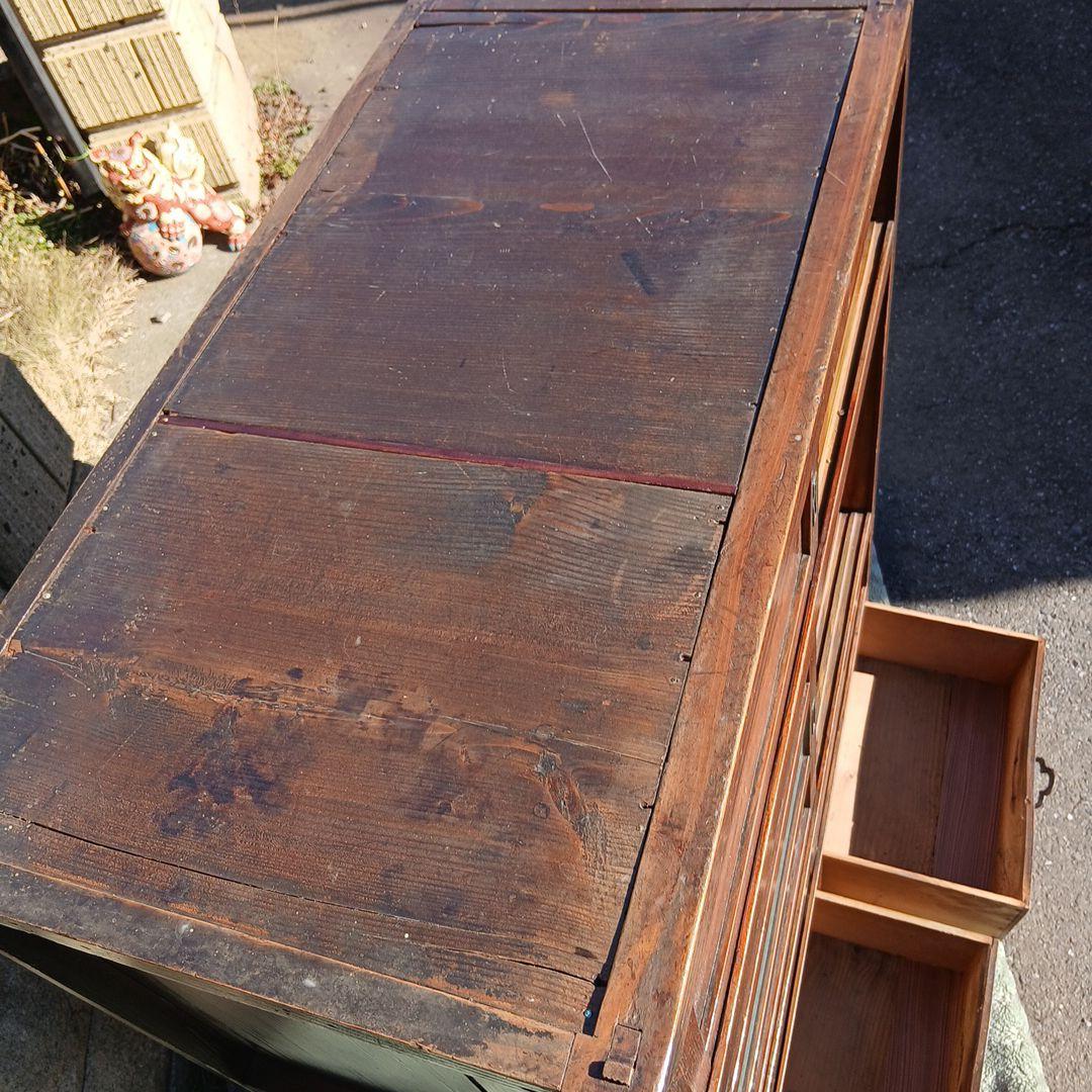 ☆昭和レトロ大正ロマン 小型茶タンス☆古民家 古家具 当時物