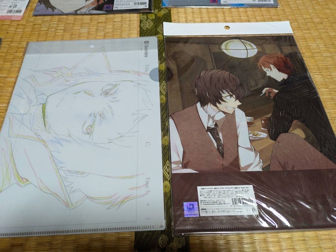 文豪ストレイドッグス　クリアファイル　色紙　グッズセット