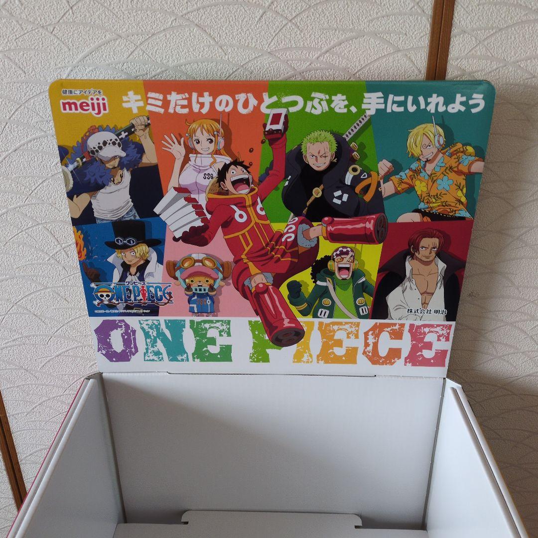 オマケ付き　明治非売品　ワンピースフロア什器×1台