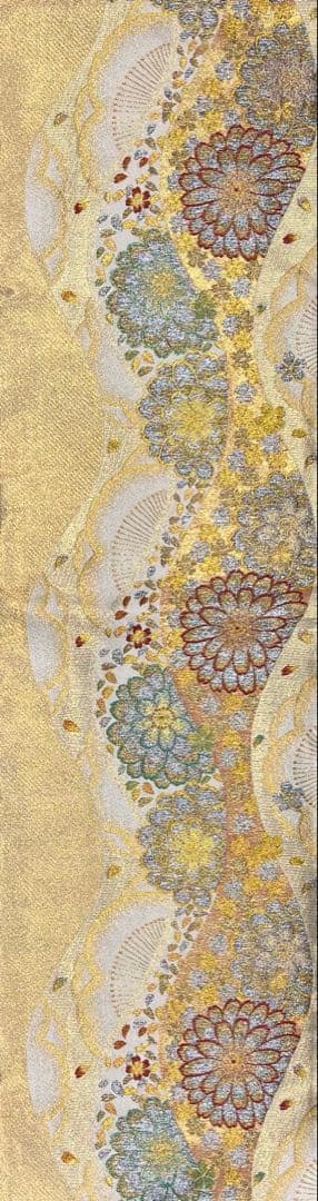 振り袖　フルセット　別誂長襦袢付　ブルー　成人式　金彩加工　金通し　714