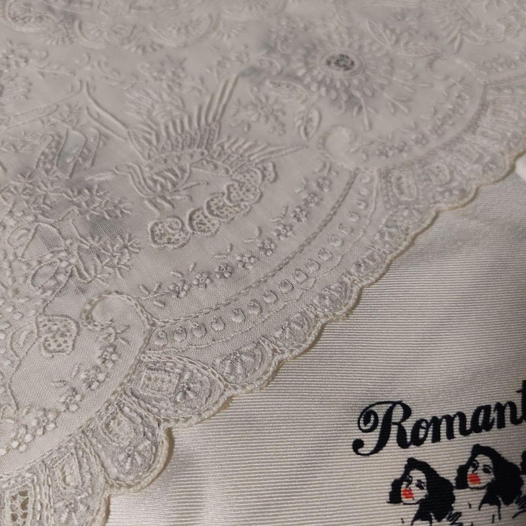 汕頭　スワトウ　　刺繍　ハンカチ　レース