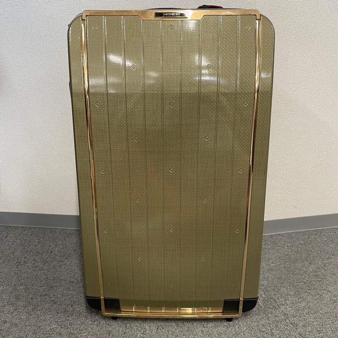 サムソナイト ブラックレーベル 大容量 ゴールド スーツケース