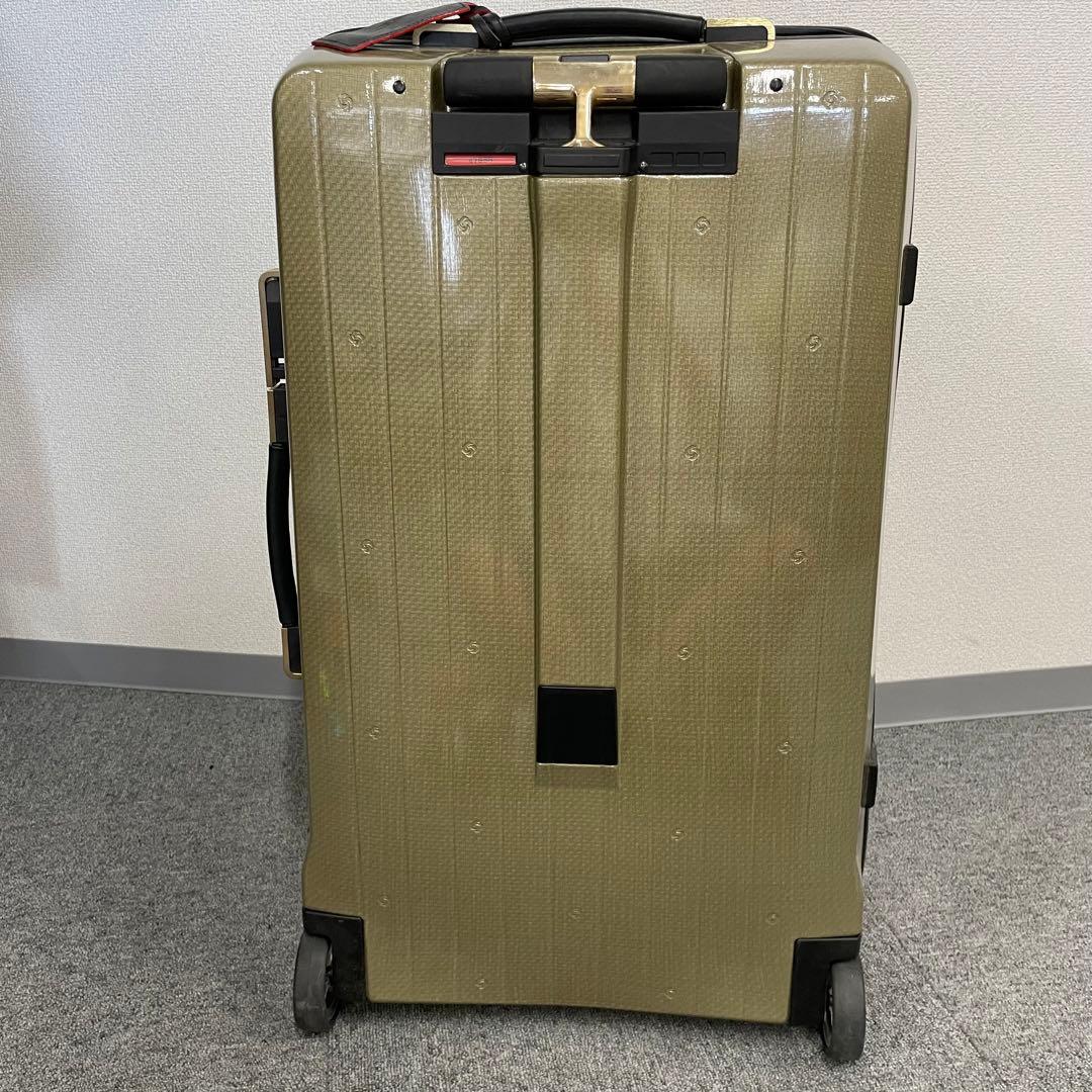 サムソナイト ブラックレーベル 大容量 ゴールド スーツケース