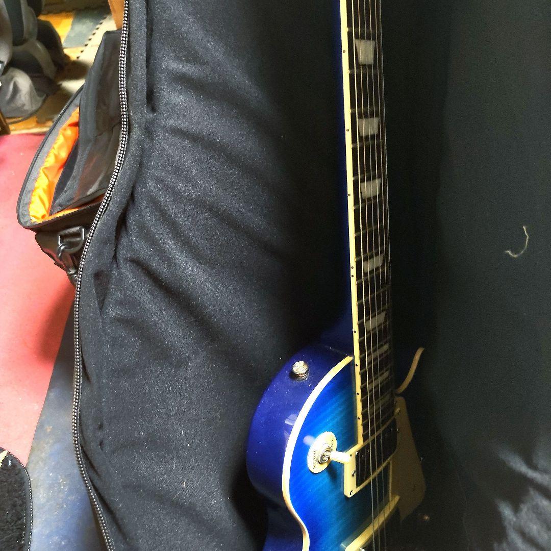 お*ら様 ☆Gibs〇n Les Paul Standard ブルーcopymo