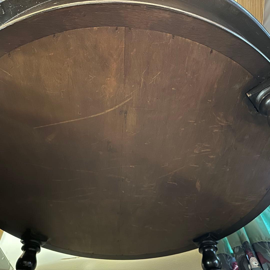 和製　アンティーク　丸テーブル