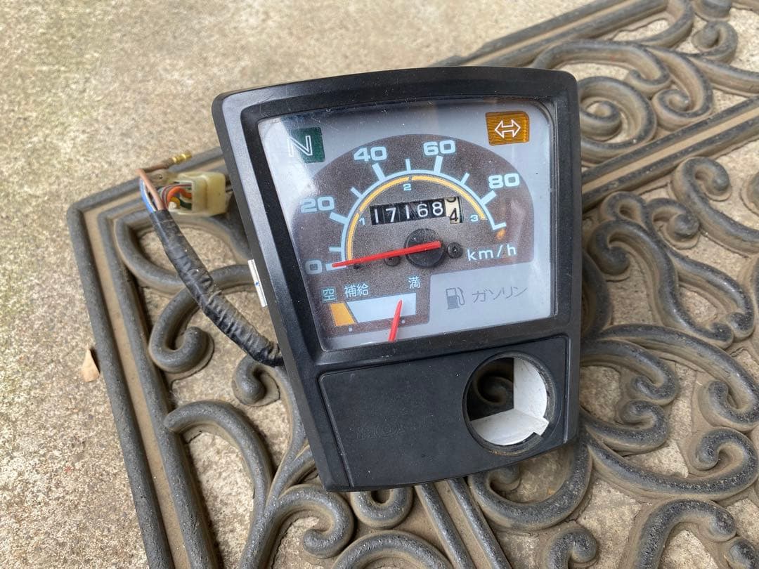 G989 スーパーカブ90カスタム C90 純正スピードメーター 80km/h