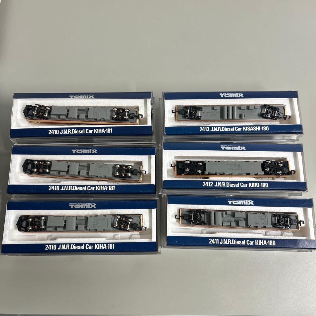JRキハ181形×3 キロ180形　キサシ180形 キハ180形