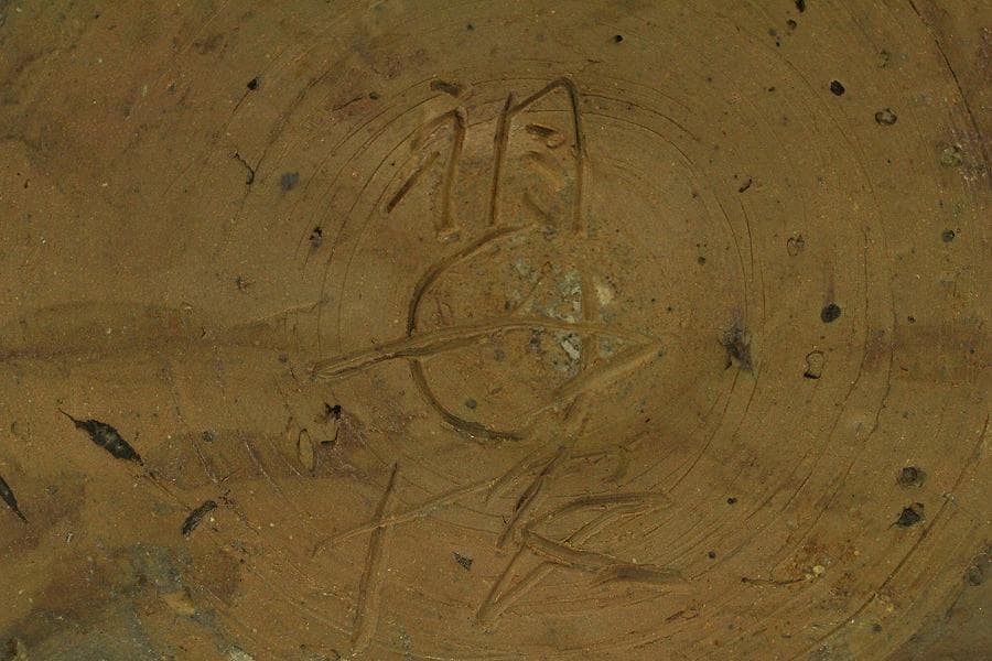 古 祖母懐 壷 高29cm 在銘(LC585)