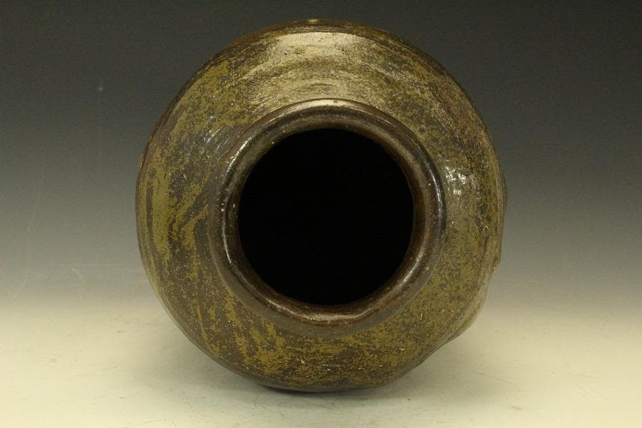 古 祖母懐 壷 高29cm 在銘(LC585)