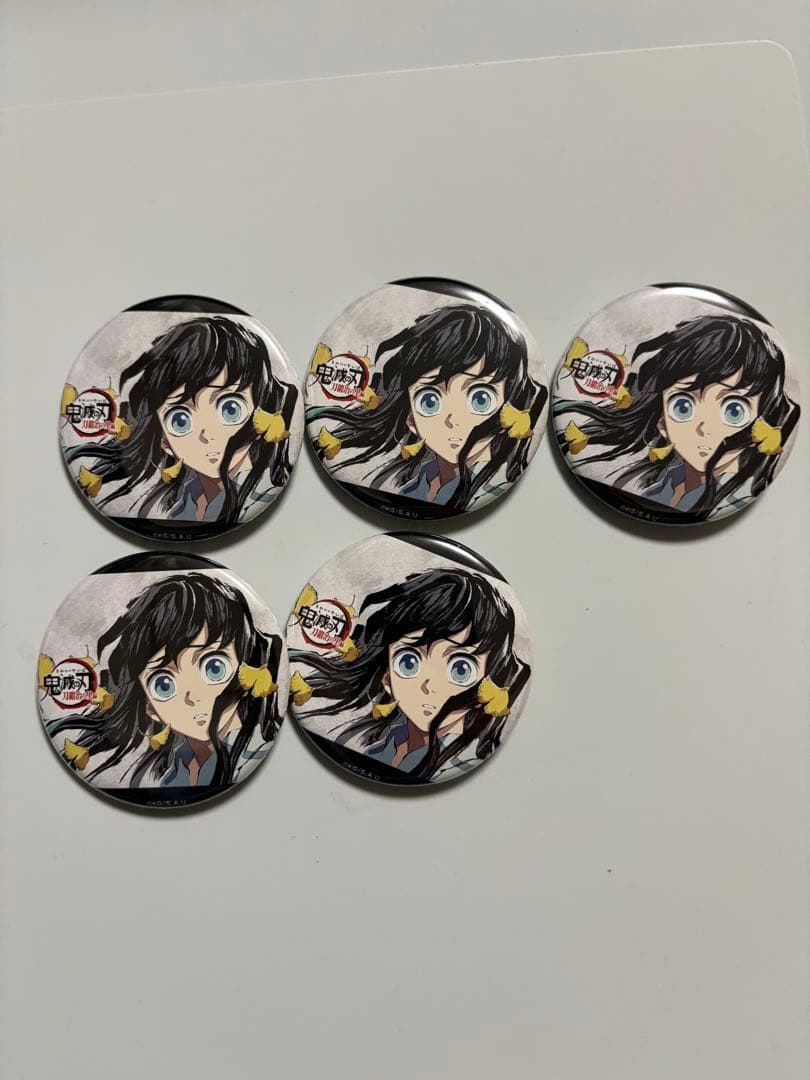 計5点 時透無一郎 ① イチョウ 幕間画ランダム缶バッジ 壱 全集中展 鬼滅の刃