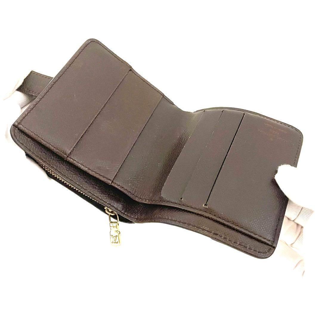 ⭕️気軽に使える⭕️ルイヴィトン財布ダミエ コンパクトジップ 二つ折り財布