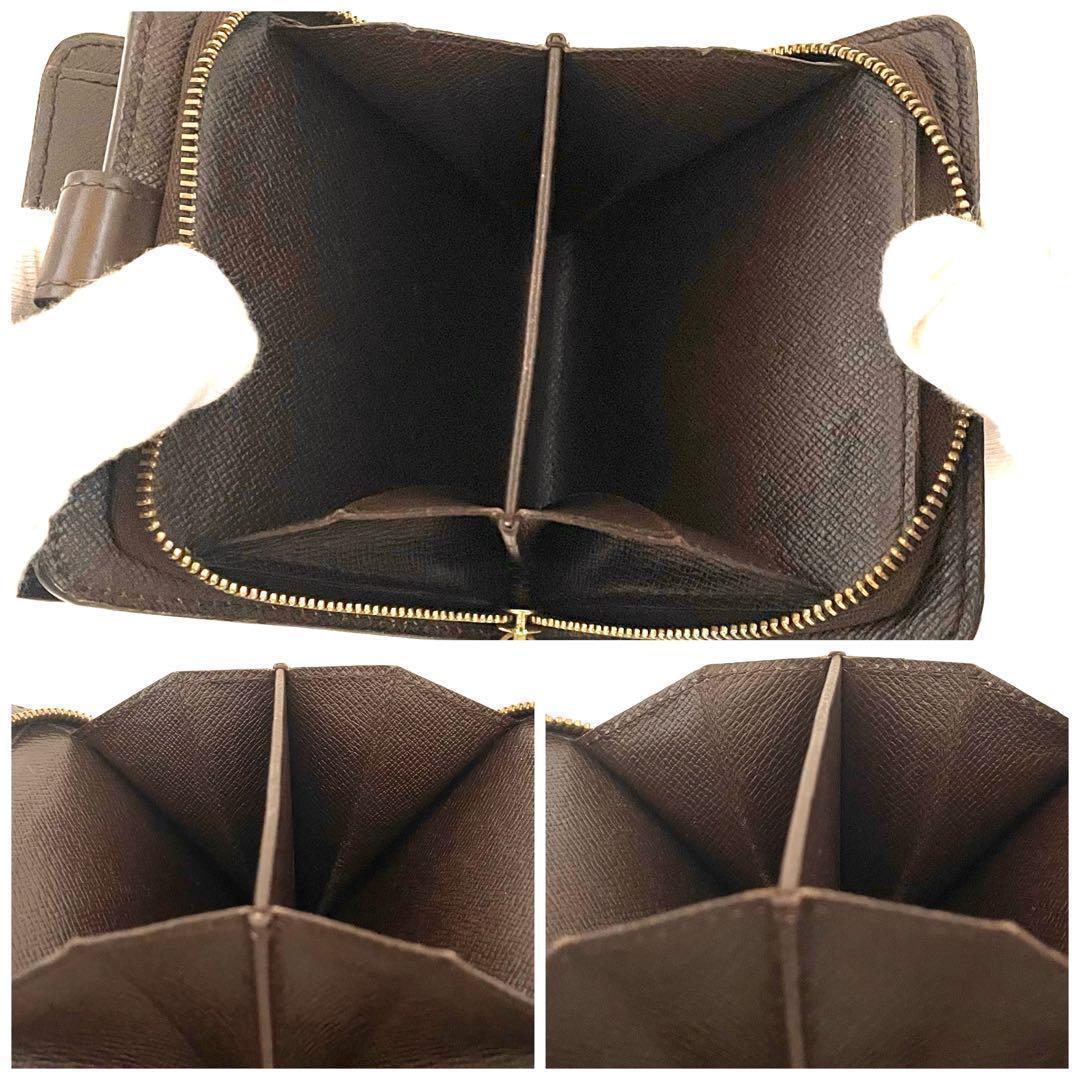 ⭕️気軽に使える⭕️ルイヴィトン財布ダミエ コンパクトジップ 二つ折り財布