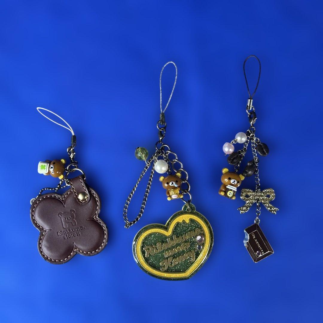 リラックマスクイーズマスコットストラップ・キーチェーン・etc…☆まとめ売り