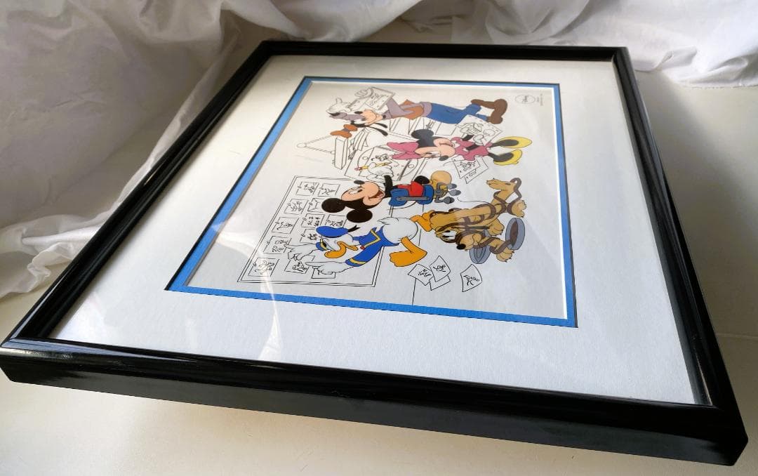 Disney セル画 【 レア 美品 】ミッキー ディズニー５大キャラクター