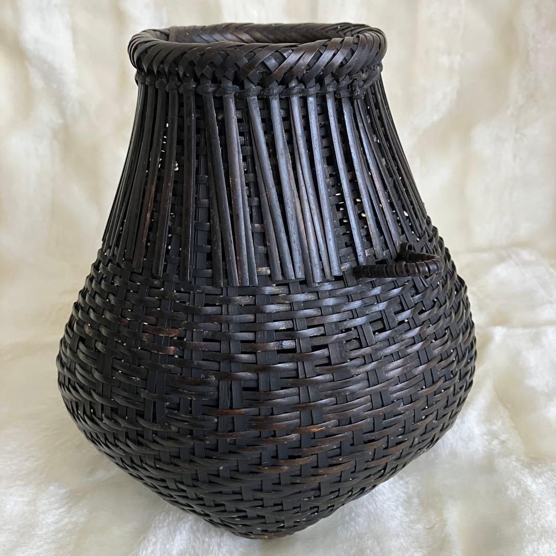 お値下げ 茶道具 名工 島村白峰斎造 桂籠 花籠 共箱