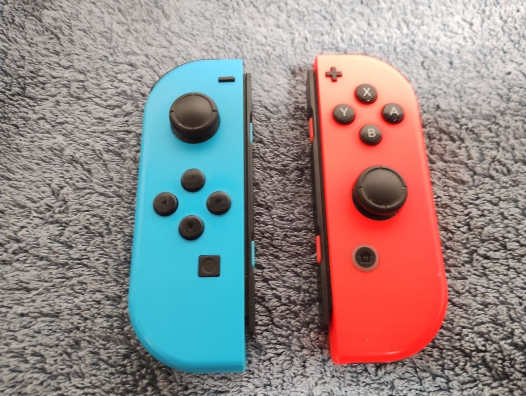 【難あり】Nintendo Switch ネオンブルー/レッド 本体+本体カバー