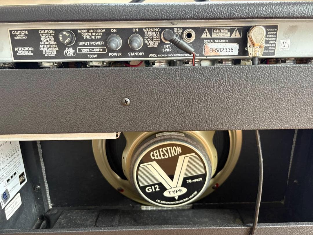 アンプ Fender 68 custom deluxe reverb