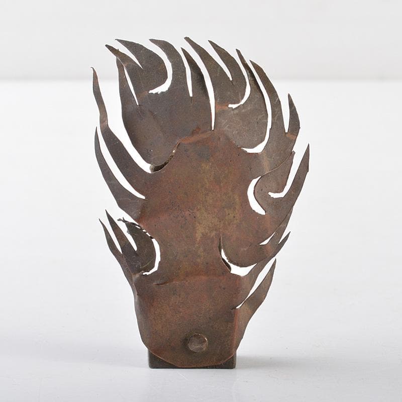 恋毬　仏教美術　古銅　不動明王　仏像　置物　V　R5243