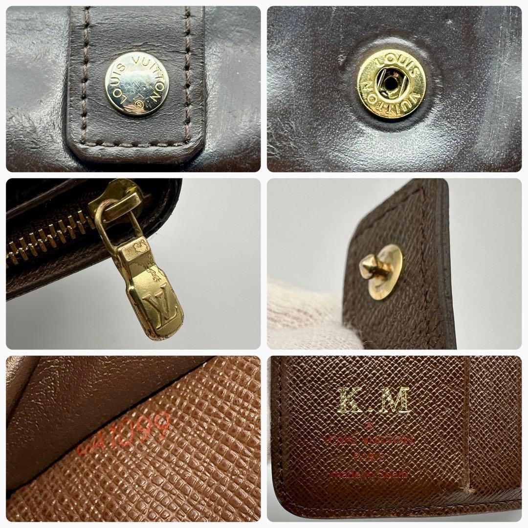 ルイヴィトン　ダミエ コンパクトジップ　折り財布