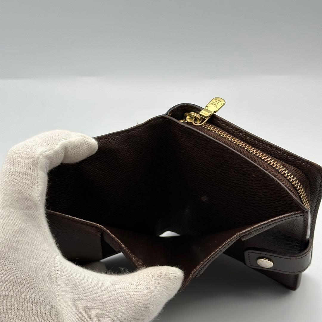 ルイヴィトン　ダミエ コンパクトジップ　折り財布